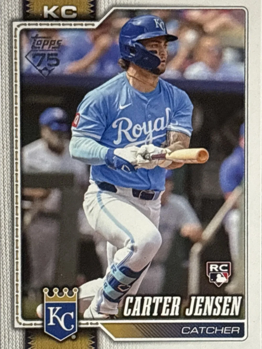 Topps KC Royals Carter Jensen Rookie Card
